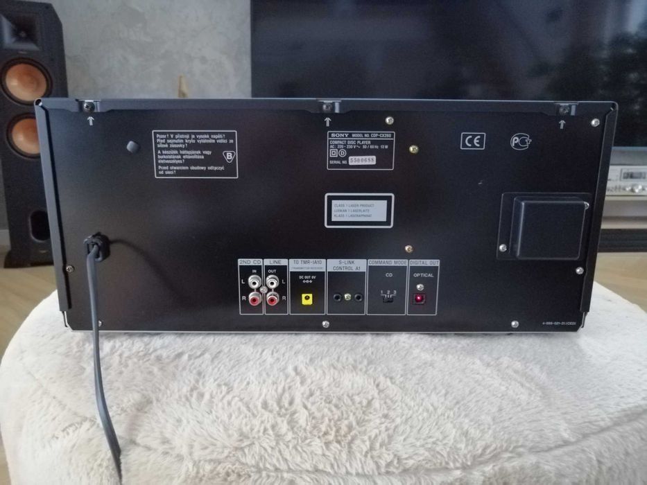SONY zmieniarka CDP-CX260, Made in JAPAN, CD 200 TEXT