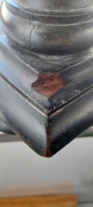 Suporte para vaso de plantas, madeira