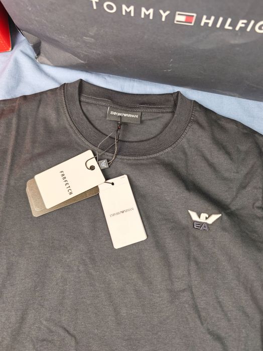 Męska koszulka tshirt Emporio Armani kolory EA7 krótki rękaw premium M-XXXL
