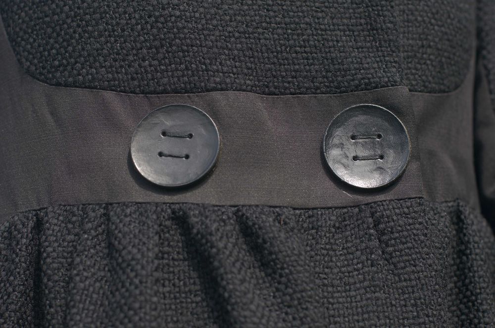 płaszcz wełniany Giambattista Valli xs czarny midi