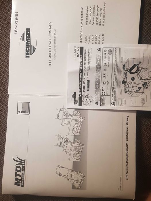 Odśnieżarka rotorowa MTD Tecumseh 8KM