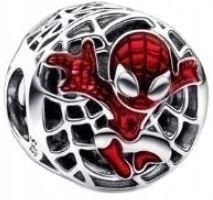 charms Spider-Man Szybujące miasto srebro s925