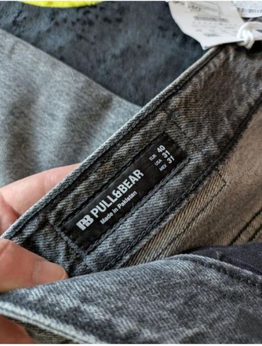 Джинси Pull&Bear сірі 40 р.