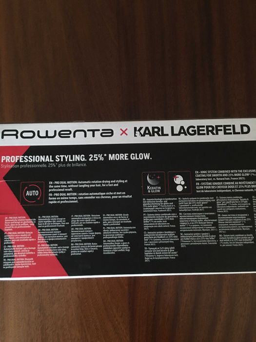 Escova Modeladora Rowenta K Pro Stylist Karl Lager – Nova