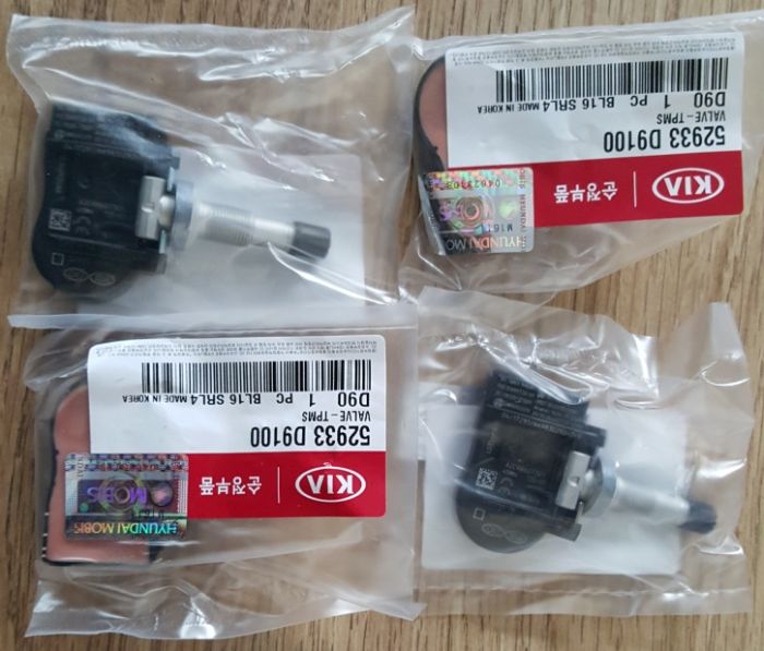 Датчики давления шин KIA Sportage 4 (QL) 2016- TPMS датчики контроля