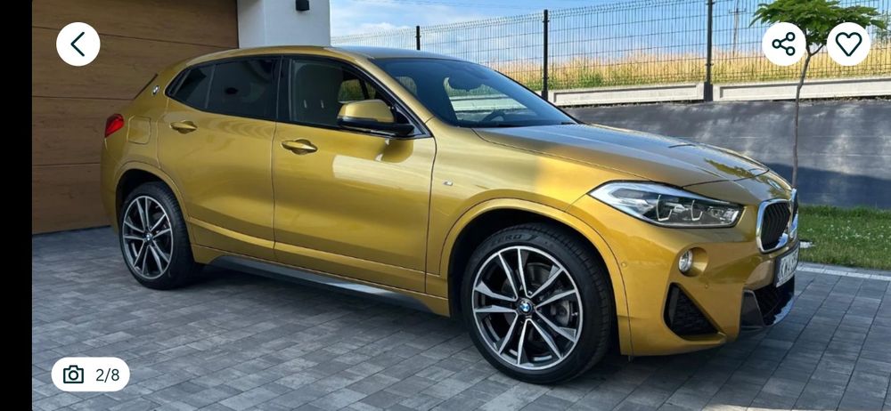BMW X2.  2.0 D  X-DRIVE 4X4 SPORT PAKIET 2019R  Serwisowany SUPER STAN