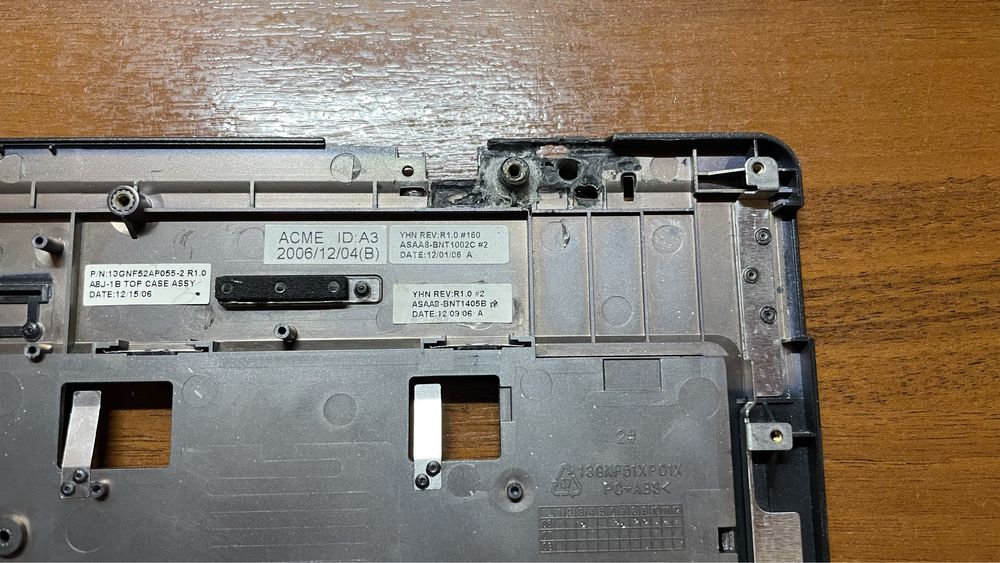 Верхній корпус для ноутбука ASUS Z99 або A8