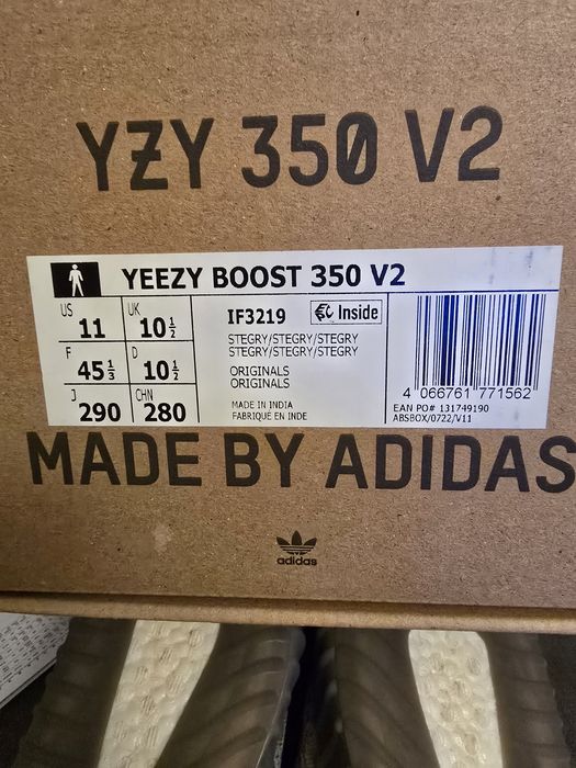 Adidas Yeezy 350 V2 Stegry 45 1/3