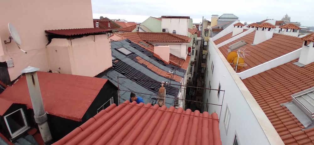 pinturas reparações substituição telhados