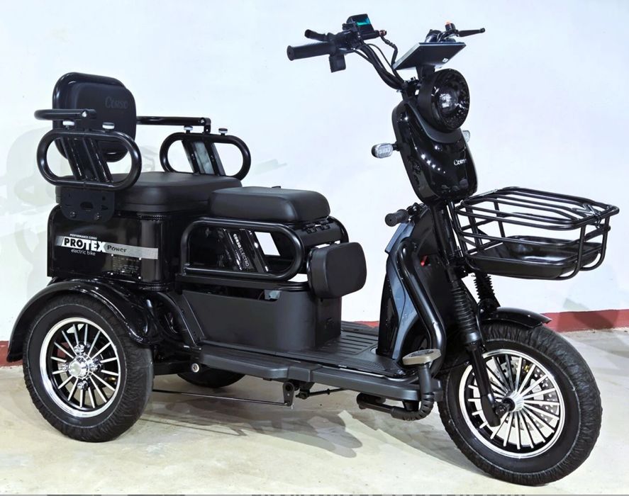 Електричний трицикл Corso Protex Power 1200W LiFePO4 72V24Ah новий