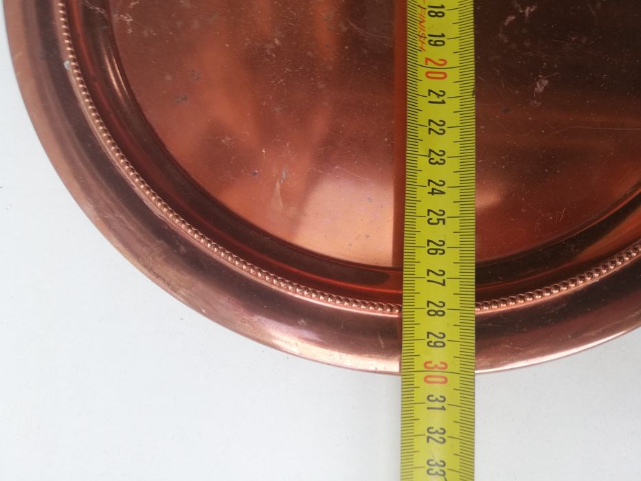 11. Taca miedziana 30cm  naczynie miedziane