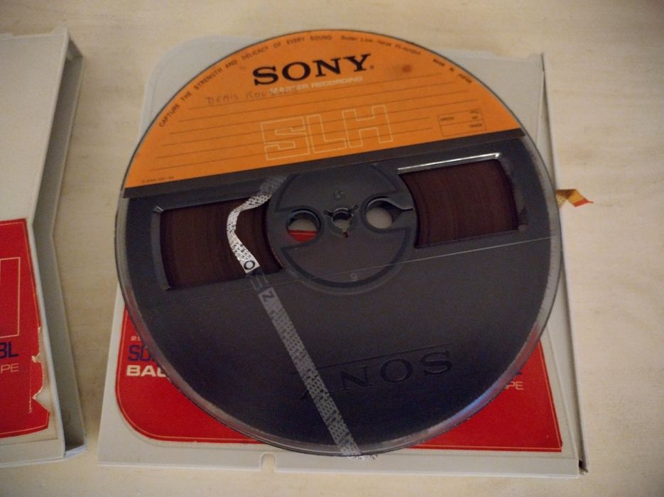 Tapes Sony 18cm SLH para reel to reel high fidelity