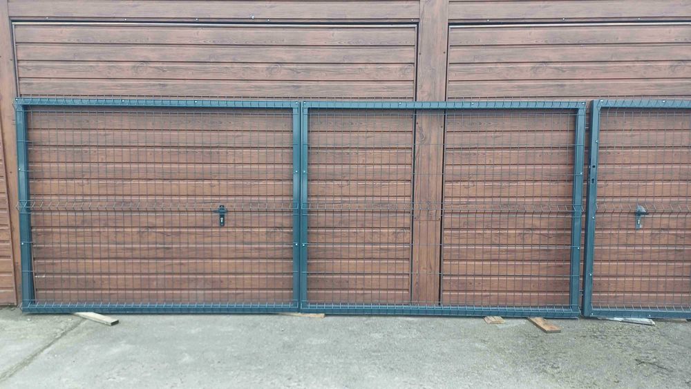 Brama dwuskrzydłowa panelowa szer. 4 m h 1,5 m