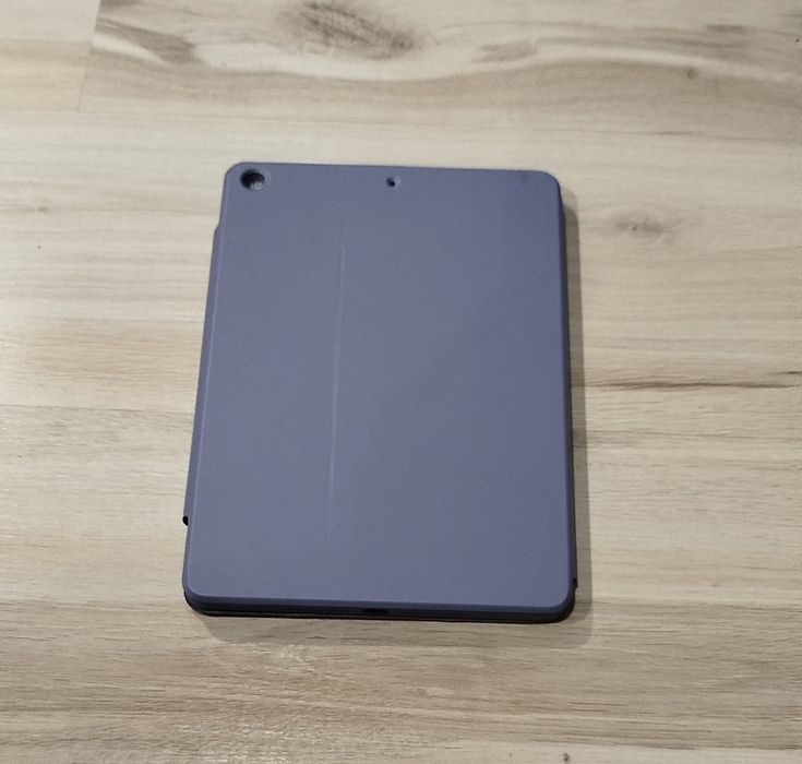 Szaro-niebieskie etui magnetyczne do tabletu 10,2” (iPad 7 / 8 / 9 gen