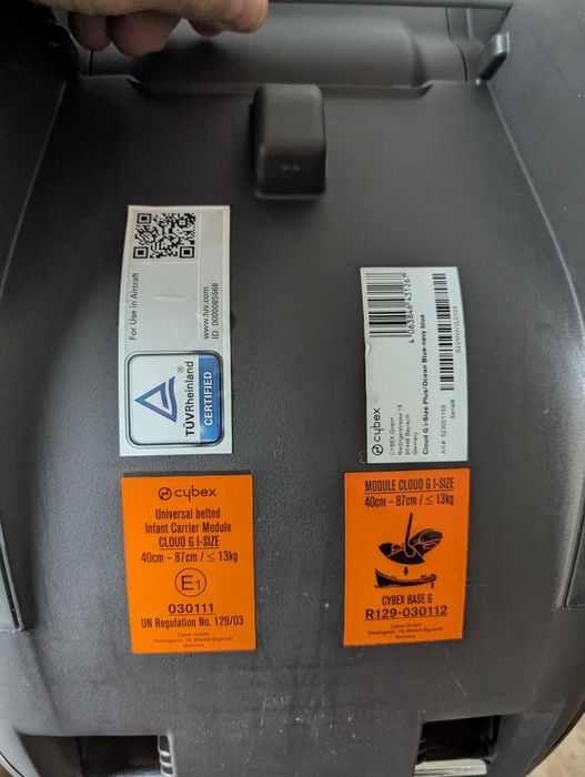 Автокрісло/люлька Cybex Cloud G +, Ocean/Navy blue