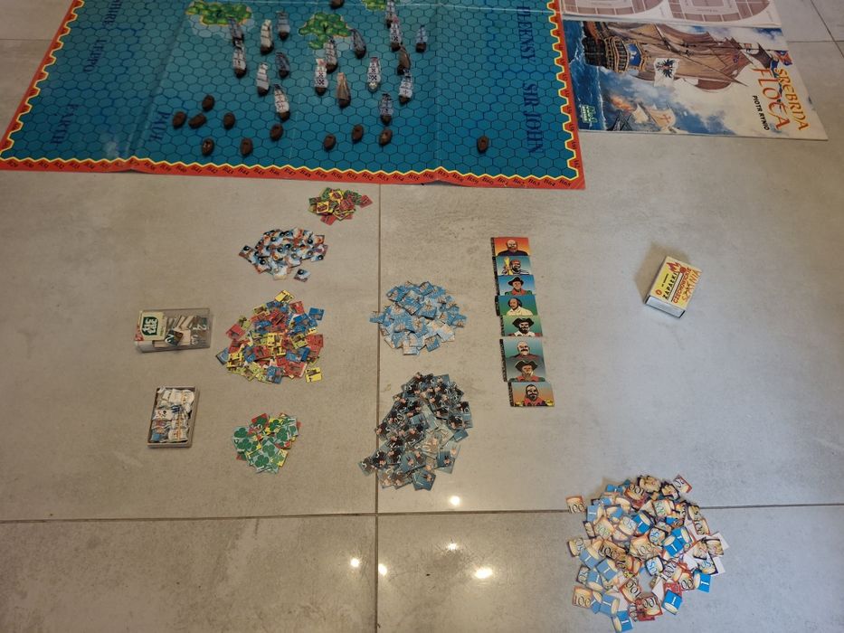 Gra planszowa Srebrna Flota . Unikat