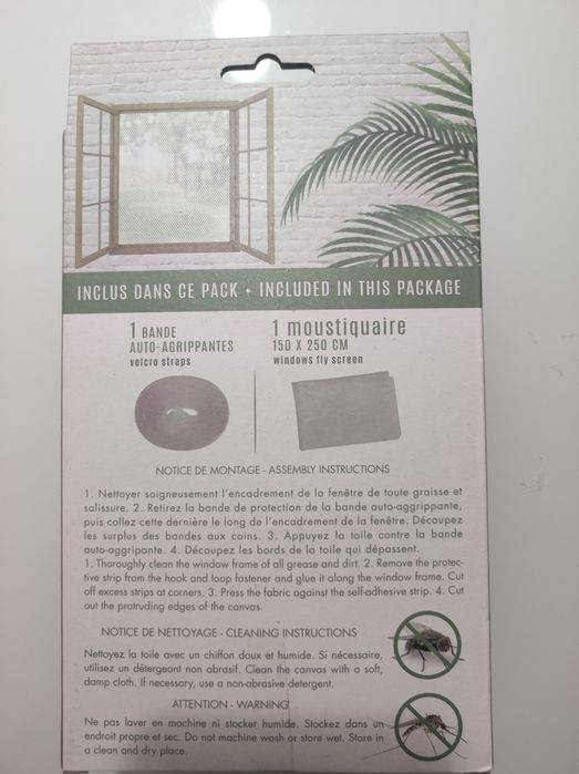 Mosqueteira para janela