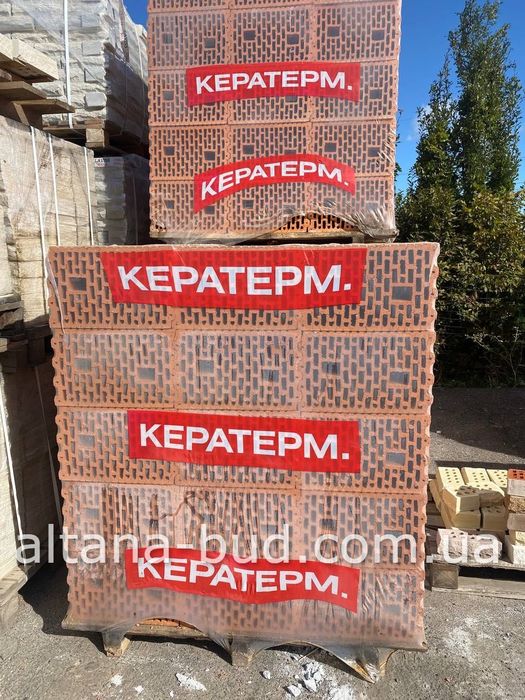 Керамоблок 25, 38 Кератерм з доставкою, Керамічний блок 2НФ від заводу