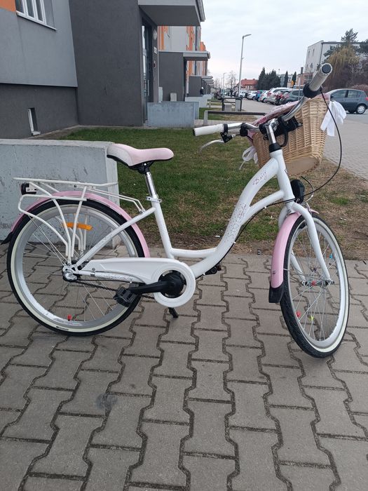 Rower Strom biało-rożowy