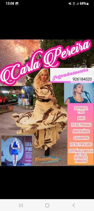 Cantora para eventos - Voz marcante e repertório variado