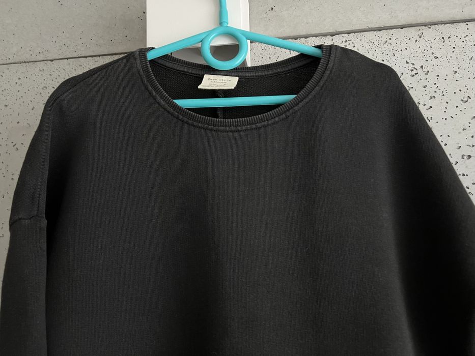 Sukienka dresowa z tiulem tiul czarna Zara rozmiar 134 / 9 lat