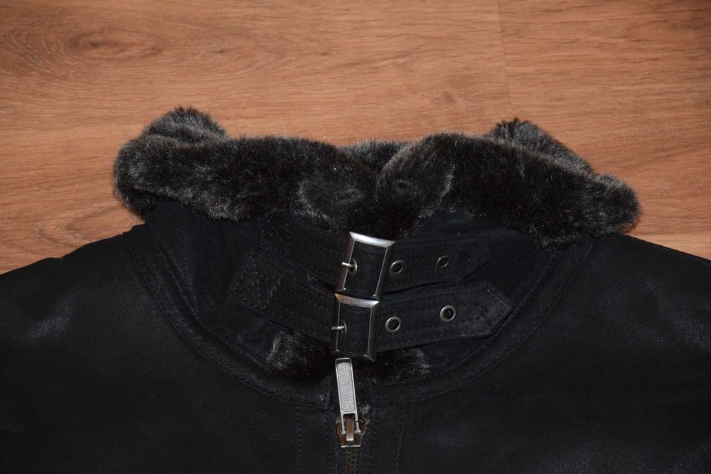 Greyes By All Size Company-ocieplona pilotka ze skóry r.6XL