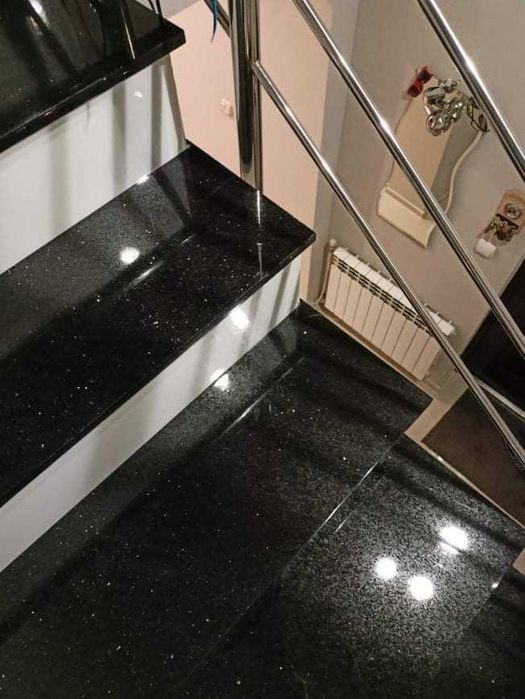 GRANIT Black/Star Galaxy | POLEROWANE | schody, parapety | 150x33x2 cm