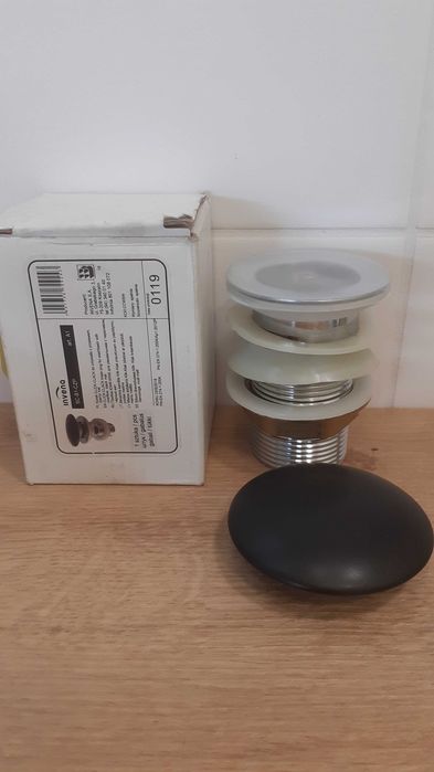 korek klik-klak INVENA SC-B1-CZP CZARNY