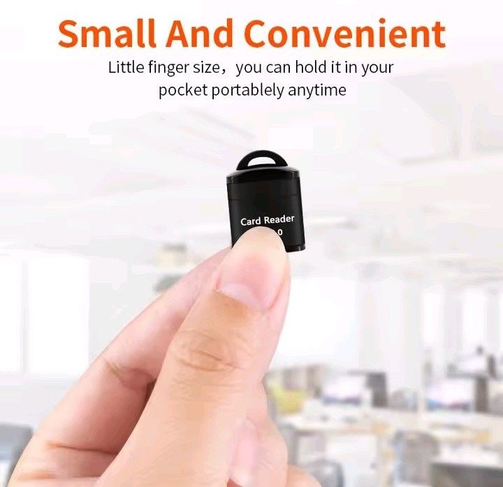 Mini USB - картридер Micro SD (USB 2.0) Супер компактный и стильный !