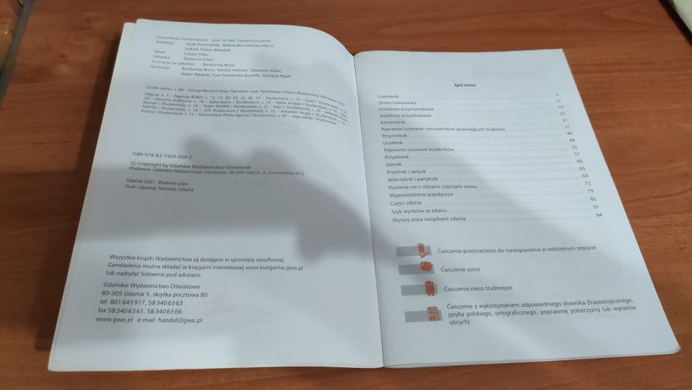 Zeszyty ćwiczeń j.polski kl. 7