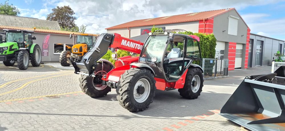 Manitou MLT 735 120 Ładowarka Teleskopowa 7 metrów  3380MTG 2012rok import Francja 3500kg udźwigu