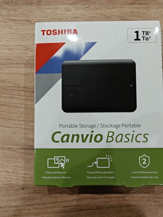 Dysk zewnętrzny Toshiba Canvia Basics 1TB