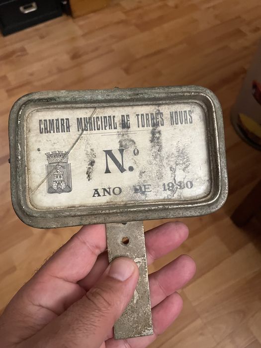 Placa/ sinal de taxi