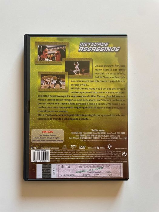 Jackie Chan: Meteoros Assassinos [2009 DVD]