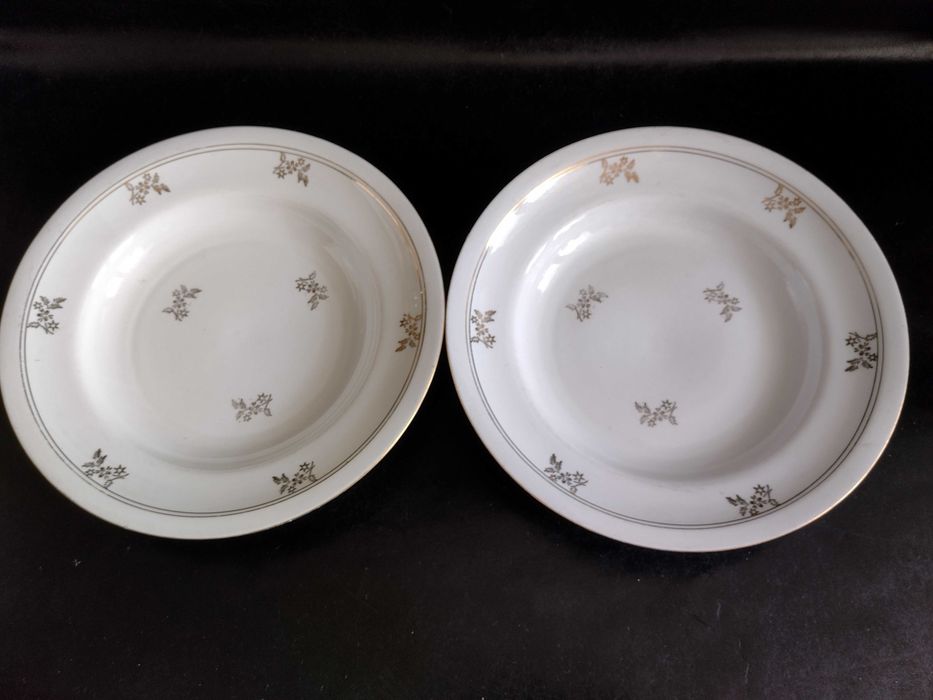 PRL- Chodzież Talerze Obiadowe głębokie