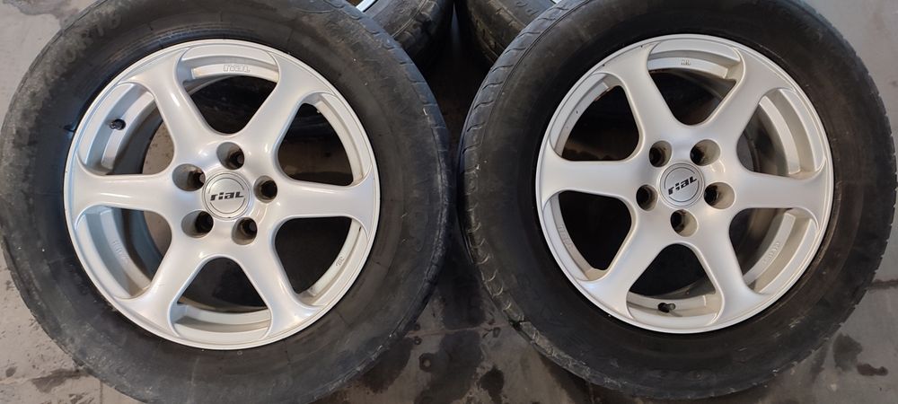 16" 7J 5x108 Komplet felg aluminiowych Rial - Ford, Volvo.