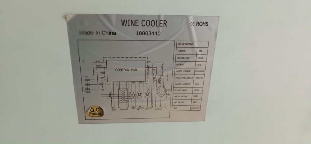 Chłodziarka do wina Klarstein 450L