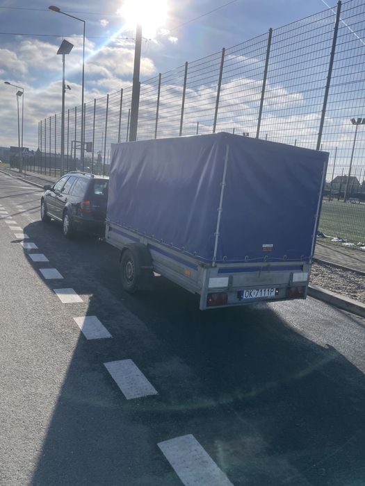 Wynajem przyczep DMC 750kg 24/7