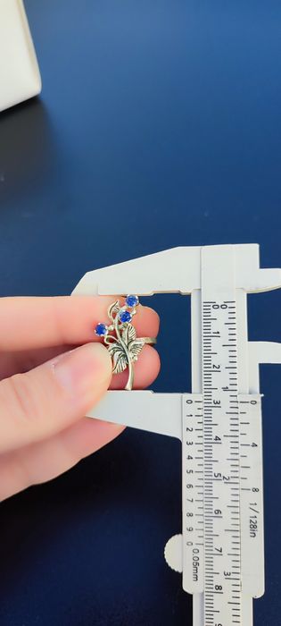 Серебряное кольцо 875 проба