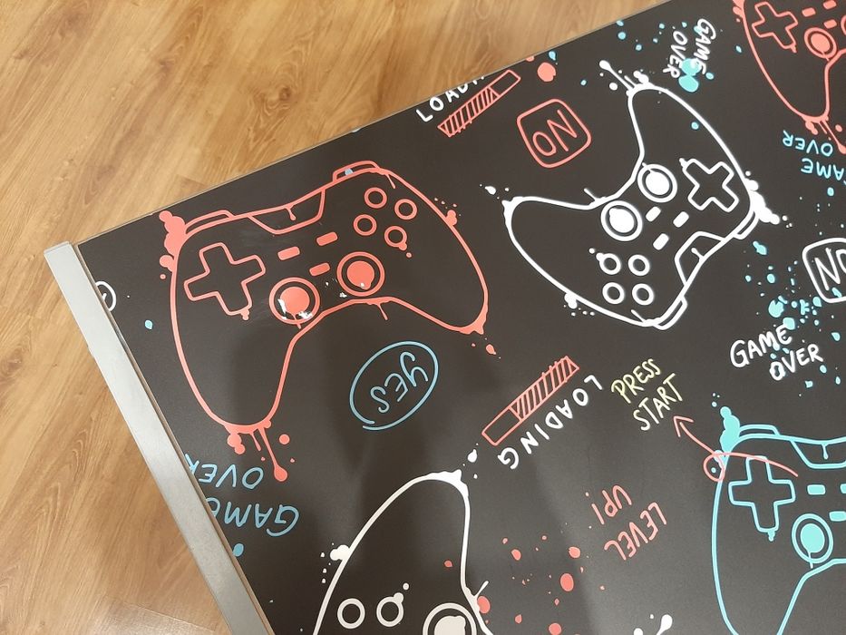 Biurko szklane narożne