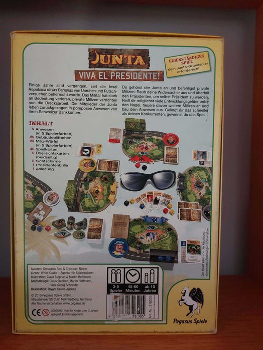 Junta: Viva el Presidente (Board Game, Jogo de Tabuleiro)