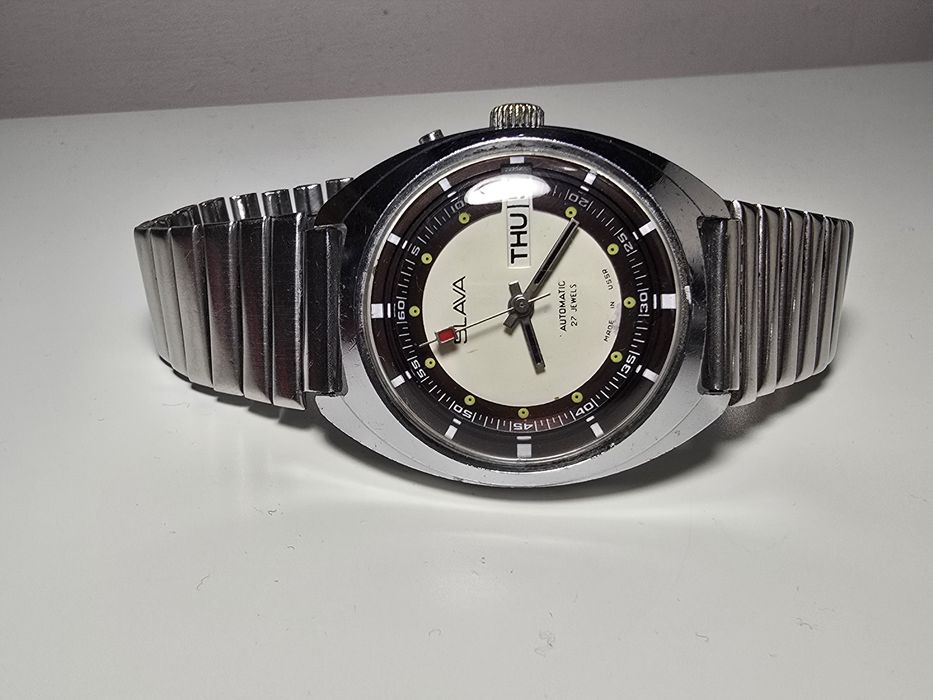 Zegarek Męski Slava Chorągiewka Sława Automatic 27 Jewels Automatyczny Super Stan