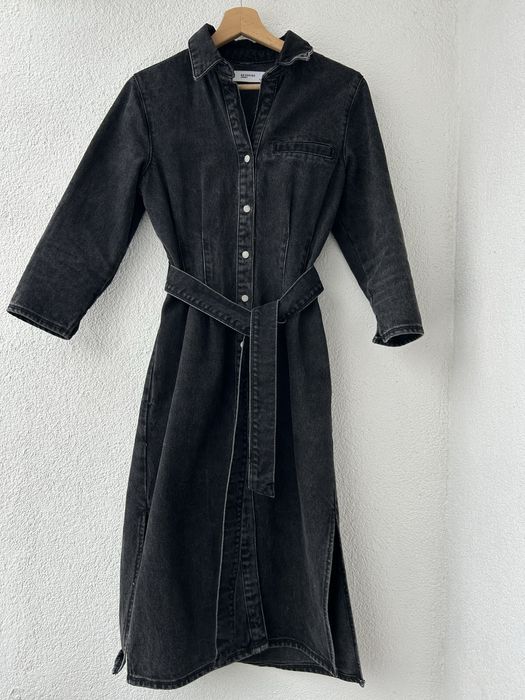 Reserved jeansowa sukienka midi