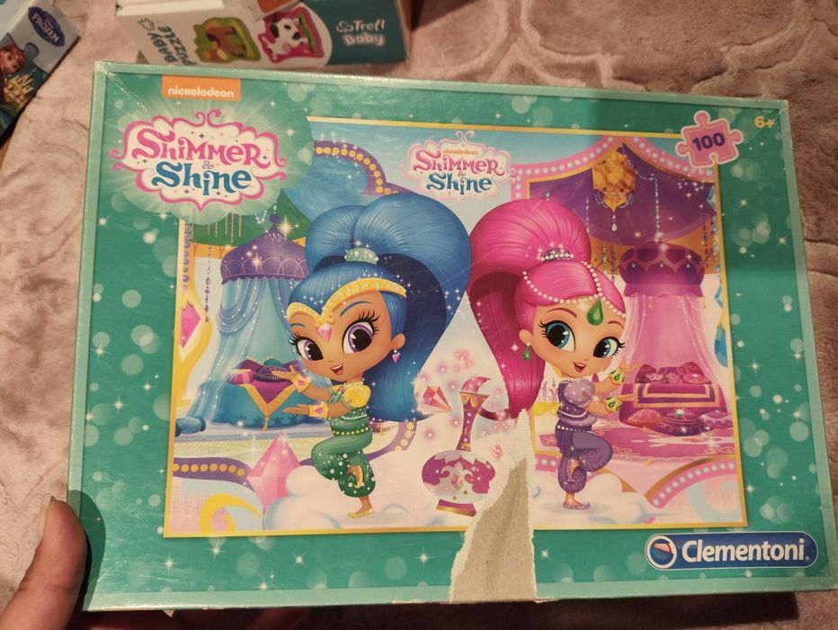 Zestaw puzzli clementoni trefl 100/160 elementów