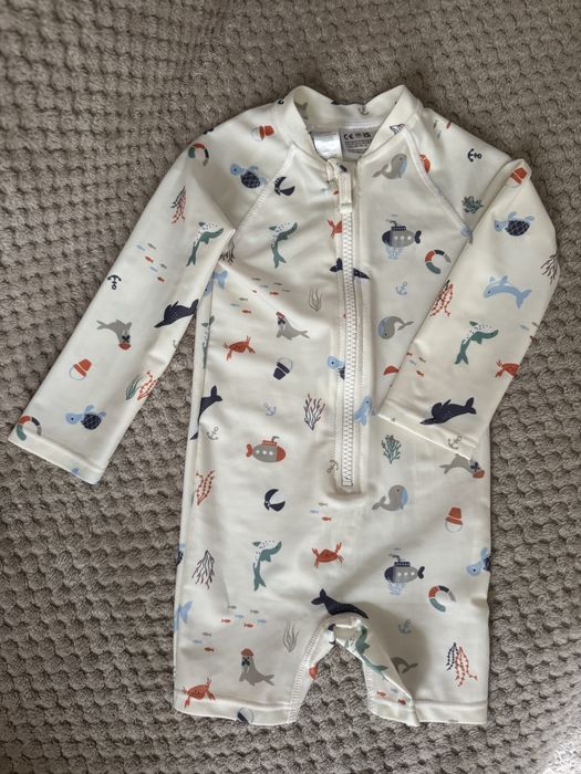 Сонцезахисний купальний комбінезон (купальник)дитячий H&M з UPF 50+