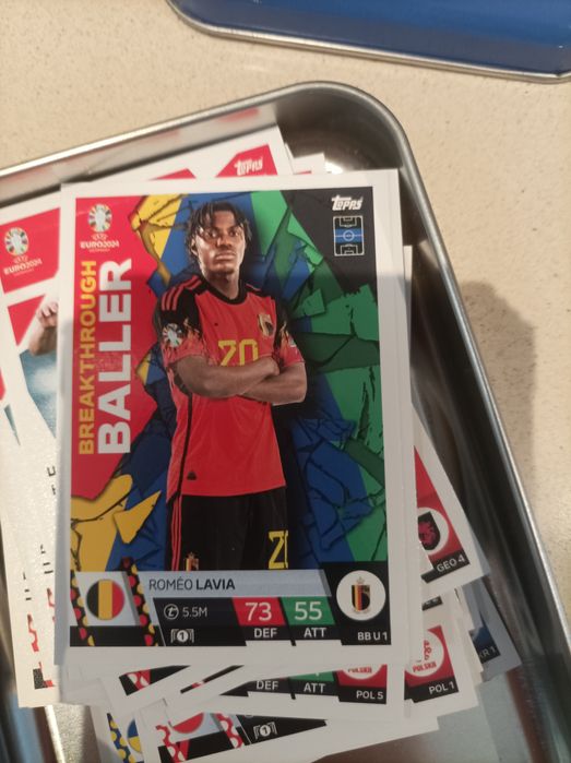 Cartas Topps Match Attax UEFA Germany 2024