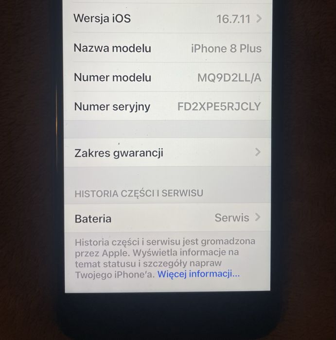 iPhone 8 Plus Czarny 64 GB