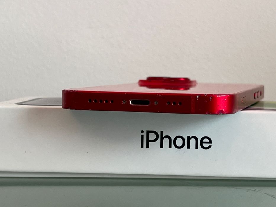 iPhone 14 128GB | Czerwony | Stan Dobry | Zestaw | Etui + Ładowarka