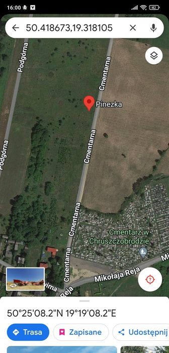 Działka 2655 m² z częścią budowlaną | Chruszczobród (gm. Łazy) - Widok 3