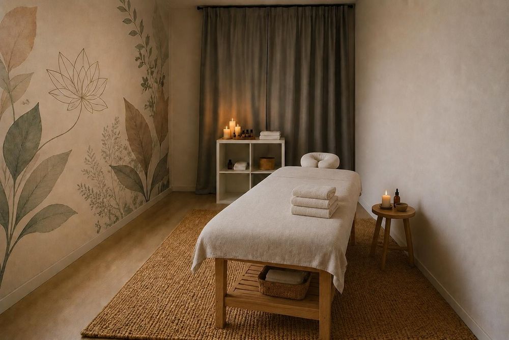Massagem relaxante e terapeutica